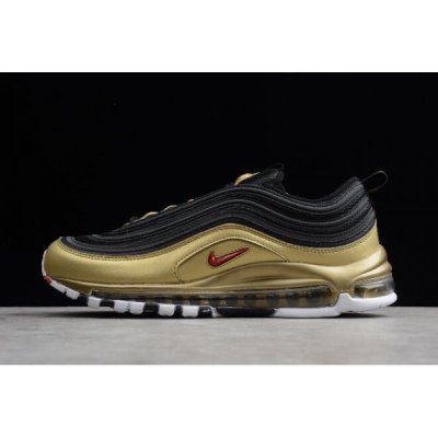 Nike Air Max 97 Qs Siyah / Metal Altın / Kırmızı Koşu Ayakkabısı Türkiye - 3DL7LAAS